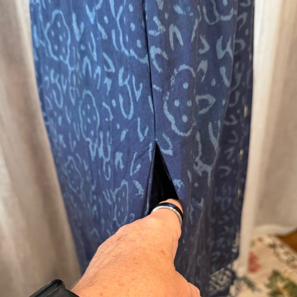 NATURAL LIFE Blue Patterned Maxi Dress - Picture 7 of 15